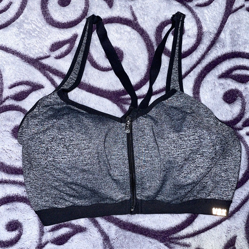 VS 34D Sport Bra VSX Grey & Black